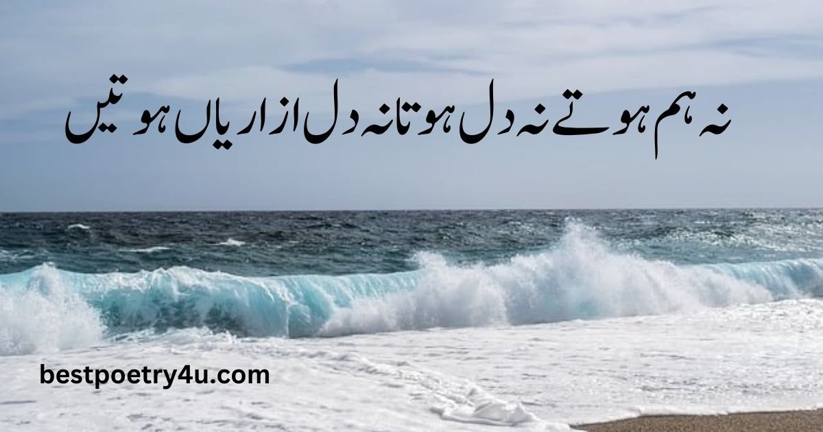 One line poetry in Urdu text