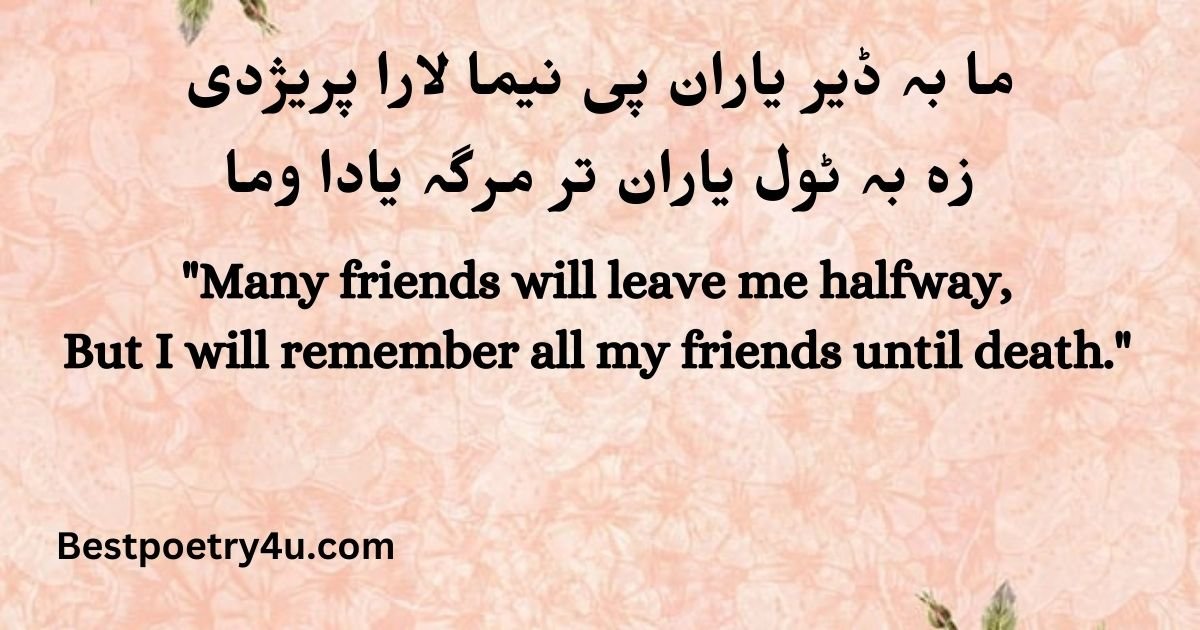 Pashto poetry in English translation