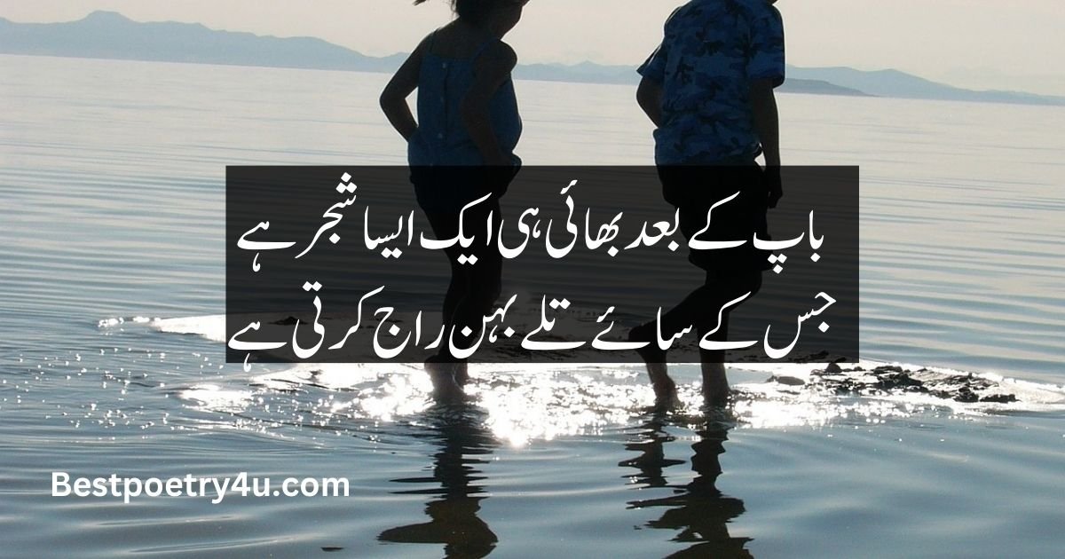 Brother poetry in Urdu